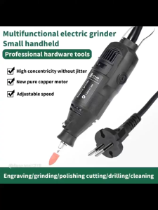 124PCS Mesin gerinda Set penggilingan Pengaturan Penyesuaian lima kecepatan Penggiling listrik pemoles Mini Grinder Listrik SET Mesin Jade Ukir Poles Listrik Alat Ukir