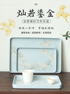 Mặt Bàn Tròn Hình Chữ Nhật Cao Cấp Mới Dùng Trong Gia Đình Phòng Khách Bàn Trà Đựng Cốc Trà Đĩa Đựng Đồ Dùng Nhà Bếp Bằng Nhựa Melamine