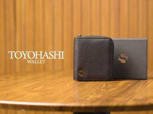 Shigetsu TOYOHASHI Leather Bifold Wallet for Men Card Holder Short Bifold Wallet Gift for Men