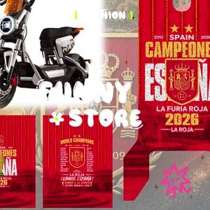 2026 World Cup Spain Championship Commemorative E-bike Foot Mat