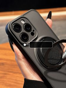 DAIMANG | Luxury Anti-Shock Phone Case with Stand and Magnetic Attachment for iPhone 16promax 16pro 15 14 13 12 11 xr xsmax plus