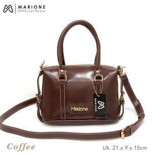 MARIONE - CARESO Tas Wanita Slingbag Tas Selempang Shoulder Bag Kekinian Tas Sedang Sling Bag Wanita Trendy Elegant Terbaru Masuk HP Besar