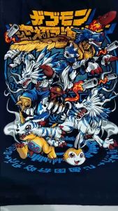 CLOWOR Gabumon Evolutions Garurumon Weregarurumon Metal Garurumon Digimon Adventure Anime Kaos T-shirt