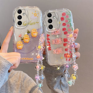 ใหม่ เคส Samsung Galaxy A14 A24 A25 A23 LTE A53 A73 A04 A04e S21 FE 5G 4G เคสโทรศัพท์ ภาพดอกไม้การ์ตูนน่ารักสุดฮอต3D ตูนน่ารักสูง 2023