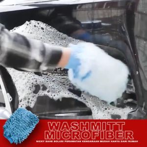 Nicky Shae - Washmitt Microfiber Sarung Tangan Cendol Chenille Microfiber Wipe Car Cuci Mobil Motor