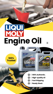 【100% Manufacturer Product】LIQUI MOLY TopTec4100  Genuine Engine Oil 车 黑油 润滑油 机油发动机油Minyak HitamMinyakTulen MinyakKereta