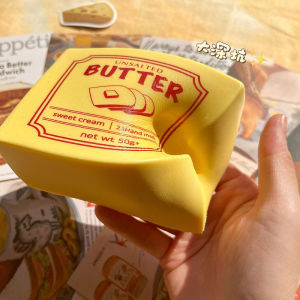 Simulated Squeeze Butter Stress-relieving-toys Squishy Fake Fun Pinch Uncompressed Fidget Toys Popular Children Favor Gift