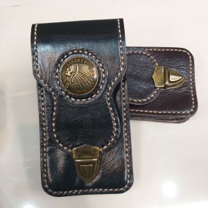 คาวบอย :  กระเป๋าใส่โทรศัพท์ แบบเสียบ หนังวัว100%