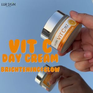 🔥 พร้อมส่ง LUR SKIN Vitamin C Day Cream SPF30 PA+++ 50g (เดย์ครีม) 2in1 เผยผิวขาวกระจ่างใส ปกป้องผิวจากแสงแดด 1 กระปุก