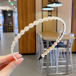 Băng Đô Ngọc Trai Cho Nữ Mùa Hè Băng Đô Thời Trang Cổ Điển Pháp Đa Năng Cho Tóc Phụ Kiện Tóc Đi Chơi Ngoài Trời