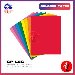 MGK CP-LEG Premium Colored Paper Assorted Color 80 GSM Legal Size (250s)