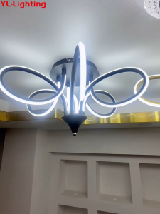 New Light Luxury Bedroom Lamp Nordic Living Room Decorative Light LED Modern Restaurant Ceiling Lamp