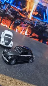 Diecast Miniatur Mainan Mobil Klasik VW Beetle Kodok Besi Metal Buka Pintu