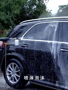 5IN1 Water Jet Cordless Car Wash Floor Tiles Cleaner Spray Gun Portable Battery Pressure Washer Multifunction Nozzles Car Washer Gun Handheld Car Washer Cleaner Tool Garden Outdoor