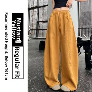 YIFANSHI | Draped Loose Fitting Ice Silk Trousers