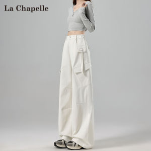 High Waist Casual Sports Wide Leg Mountain Climbing Pants for Women American Style Paratrooper Workwear Trousers Street Style Polyester Fiber
