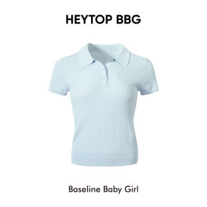heytopbbg | Summer Short-sleeved Polo Neck Short Womens T-shirt