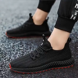 Summer mens sports casual shoes trendy and fashionable all-match breathable and deodorizing mesh shoes casual shoes