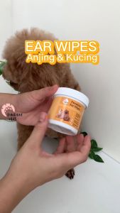 Tisu pembersih telinga anjing kucing isi 130 lembar - Chamomile Pet Ear Wipes