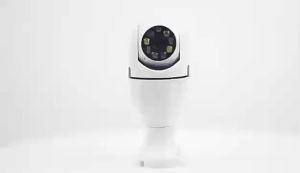 Lamp-head type threaded port wireless WiFi surveillance camera with 360° panoramic dual audio. Remote HD night vision camera for