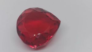 Natural Brazil Red Topaz 66.10 Cts. Trillion Cut Eye Clean Grade AAA+ Loose Gemstone
