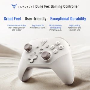 Original Flydigi Dune Fox Wireless Gaming Controller Gamepad Trigger Smart Handle Support PC/Switch/Mobile Game Handle joystick