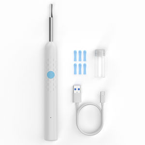 สมาร์ทเครื่องทําความสะอาดหูกล้อง 4.2 มม.WiFi EAR WAX Removal เครื่องมือ HD1080P Visual EAR Pick วิดีโอช้อนหูกันน้ํา 6 LED USB C ชาร์จ