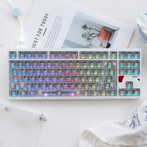 【Keycap only】‌bocchi The Rock Theme Keycaps sương mù trong suốt 115 Phím Cherry hồ sơ cho công tắc Cherry MX tự làm tùy chỉnh Bàn Phím Cơ wooting