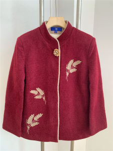 Women Autumn Clothes Velvet Outwear Old Clothes Old Womens Clothing Heattech Tops Grandma Winter Clothes Fleece Short