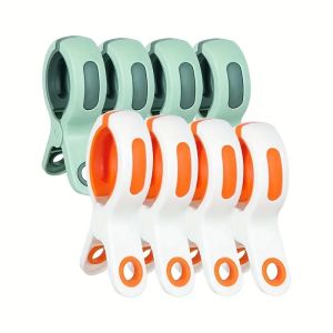 3pcs Thickened Large Clothespins Strong Windproof Clothes Pegs Non-slip Plastic Clothes Clips Fixed Quilt Clamps