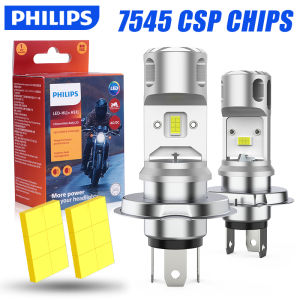 Philips | Philips Ultinon Essential Moto 12W HS1 1:1 Led H4 Motorcycle Headlight Bulb Plug and Play 11636UEMX1 PX43t Moto Headlamp 12V 24V