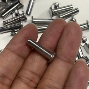 10 PCS M5 Stainless Steel Flat Head Chicago Screw Connecting Book Binding Screw Rivets Tropa Hardware