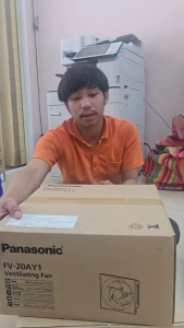 Panasonic พัดลมระบายอากาศ ติดผนัง ดูดอากาศออก ใบพัด 8 นิ้ว รุ่น FV-20AY1 พานาโซนิค