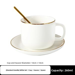 MONGDIO | High-end Elegant Coffee Cup and Saucer Set