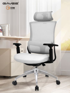 Gavee Ergonomic Office Chair Computer Chair Home New Independent Adjustment Lumbar Support Boss Chair Mesh Fabric Swivel Function