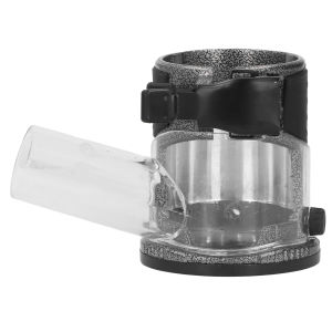 Trimming Machine Base Adjustable Aluminum Alloy Plunge Router Base with Dust Collection Cover