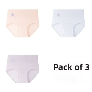 MiiOW | High Waist Cotton Underwear Womens Thin Model Summer New Style Seamless Triangle Shorts Antibacterial Pure Cotton Crotch