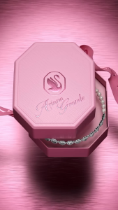 💖Swarovski💖(New)Ariana Grande x Swarovski Mixed Cut Heart Shape White Diamond Pendant Necklace S925 Sterling Silver Womens Fashion Necklace Hypoallergenic Non-allergenic Valentines Day Gift Birthday Gift for Girlfriend Bestie