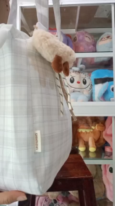 Túi tote đeo vai xách tay quai bầu có khóa kéo mã 951 kèm móc khóa siêu hợp thời trang