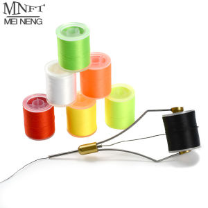 MNFT 2Spools Fly Tying Multi Filaments Thread & 150D Polyester Fly Tying Materials