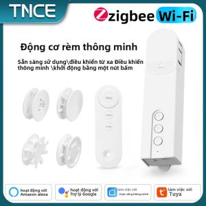 Màn Cuốn Tự Động TNCE Tuya Điều Khiển Bằng Ứng Dụng Smart Life & Giọng Nói Qua Alice Alexa Google Home WiFi Zigbee.