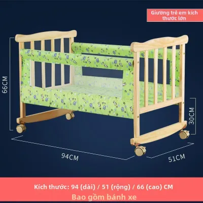 AYIJIE | Giường Nôi Bé Giá Đặc Biệt Thân Thiện Môi Trường
