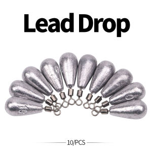 Quick Release Fishing Weight Sinker 10Pcs10g Soft Bait Sinker Bass Fishing Tackle Accessories Line Sinkers Hook Connector