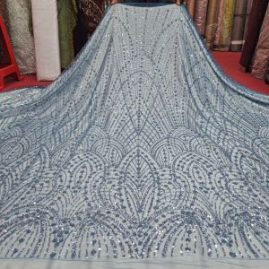 Kain Tille Salur Full Payet || Bahan Kebaya Korea Payet