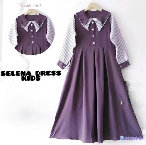 Ootd anak Remaja Tanggung Elegant look pengajian arisan kondangan Lebaran tahun 2025 Simple Gamis Kekinian Selena Kids Dress Terbaru Aesthetic Outfit Casual Simple Cantik Dress Korean girls Ootd Muslimah Fashionable