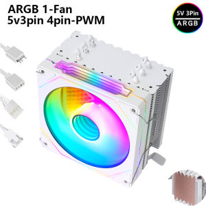 XUANFENG Compatible with Intel 115x/1700/1200/2011-3/i5/i7/AMD High Performance X99 Processor Cooler with 4/6 Heat Pipes RGB Fan