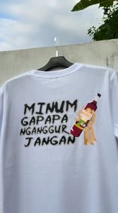 Kaos DILARANG NGANGGUR: Kaos Kata Kata & Kaos Keren Pria Wanita