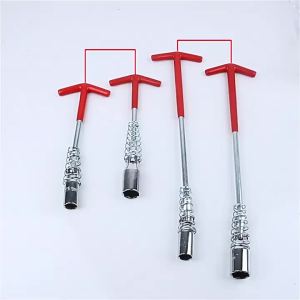 16mm/21mm Tay Cầm Chữ T Dụng Cụ Tháo Bugi Xoay 360 Độ Ổ Cắm Bằng Thép Không Gỉ Công Cụ Sửa Chữa Ô Tô Dùng Cho Vật Liệu Phi Kim Loại