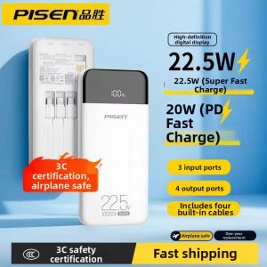 PISEN | Certified Slim Mini Portable Fast Charging Power Bank 20000mAh