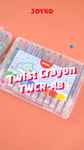 Krayon Putar Mini JOYKO Twist Crayon TWCR-AB 12 24 Color Mini